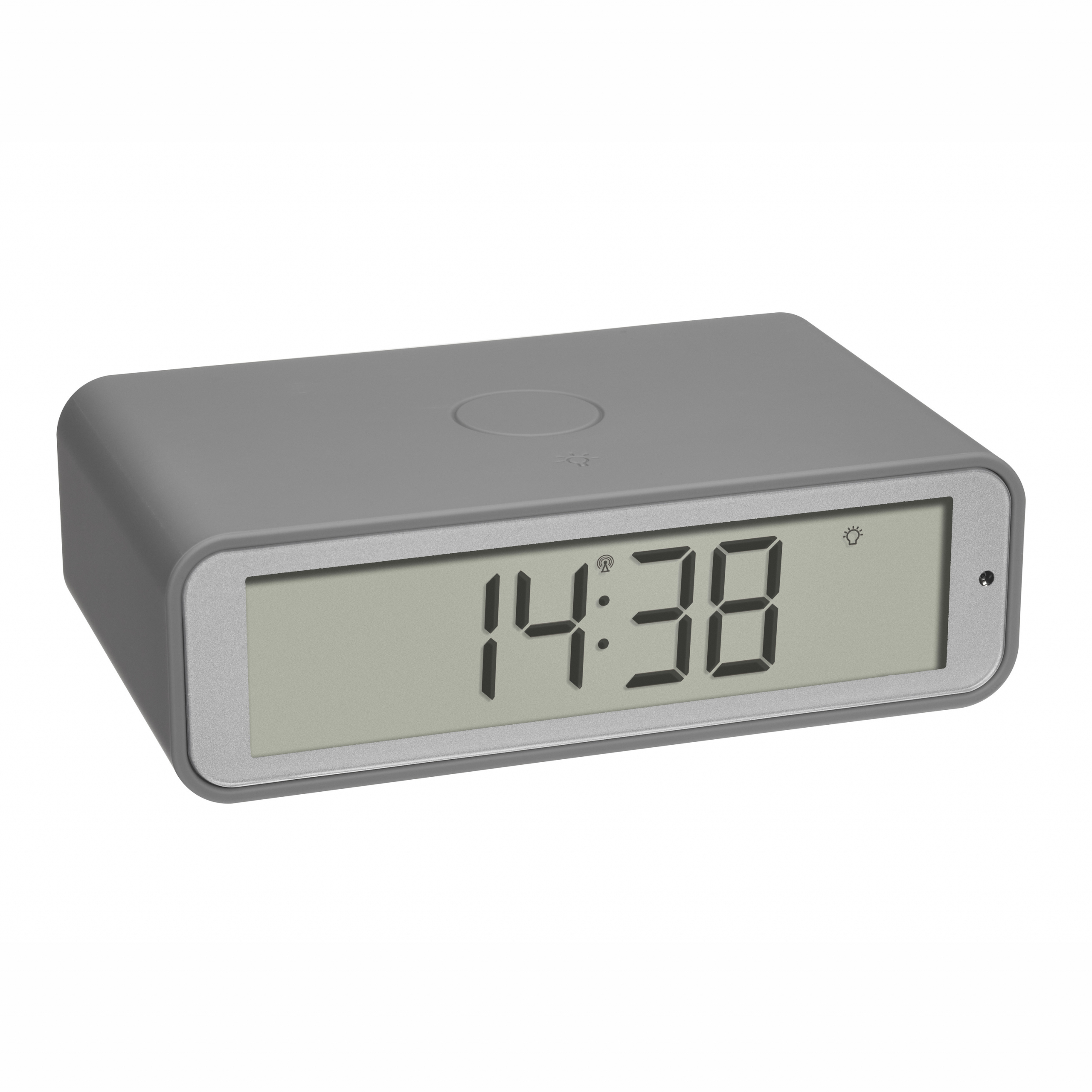 Image of TFA-Dostmann Twist - Digital alarm clock - Rectangle - Grey -...