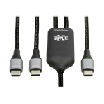 Tripp Lite U420P-2X6-100W USB cable 70.9" (1.8 m) USB 2.0 USB C 2 x USB C Black
