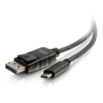 C2G 26899 video cable adapter 11.8" (0.3 m) USB Type-C DisplayPort Black