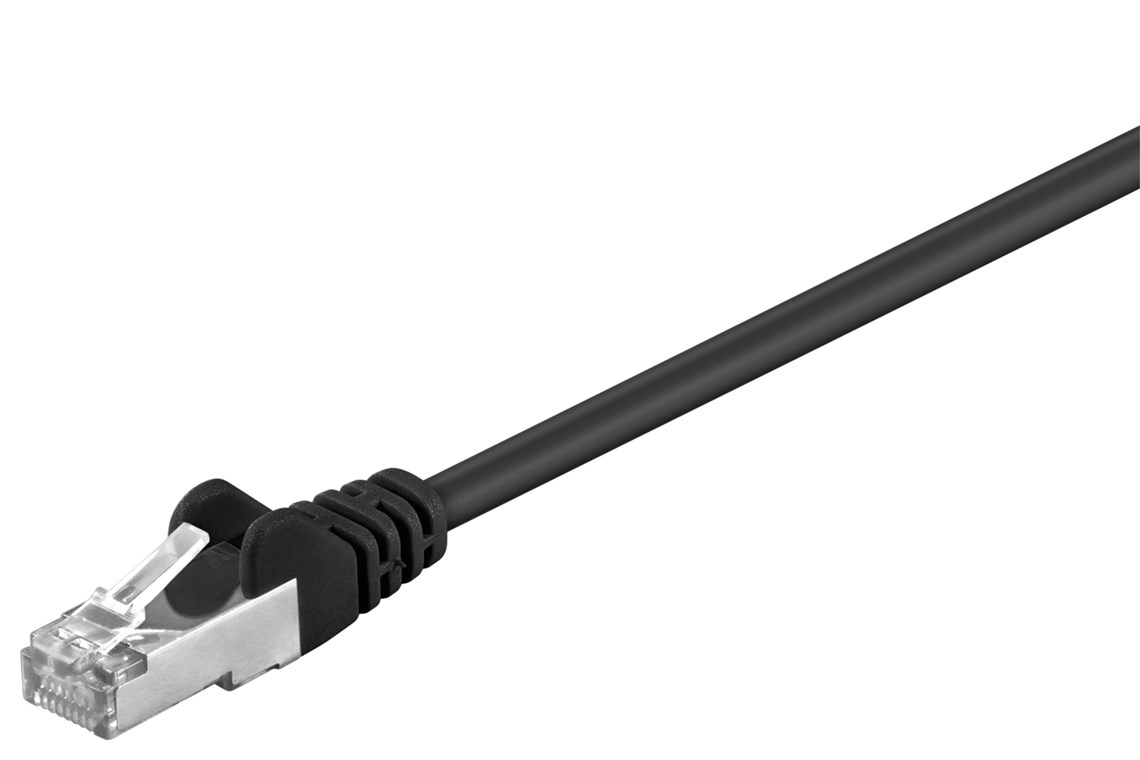 Goobay CAT 5e Patch Cable, F/UTP, black