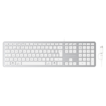 Conceptronic KAYNE02WPT USB Slim Keyboard, QWERTY Portuguese, Compatible with Windows and macOS