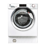 Hoover H-WASH 300 LITE HBDS495D1ACE/-80 washer dryer Built-in Front-load White E