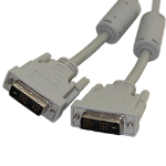 Videk DVI-D Plug to Plug Single Link Digital Monitor Cable 2Mtr-Beige