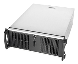 Chenbro RM41300 network equipment chassis 4U Black, Silver