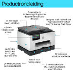 HP OfficeJet Pro 9130b Draadloos All-in-One Kleur Printer, Dubbelzijdig printen; Kopieerapparaat, Scanner