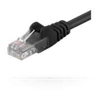 Microconnect UTP CAT5e 25m networking cable Black U/UTP (UTP)