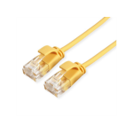 ROLINE GREEN 21.44.3923 networking cable Yellow 1 m Cat6a U/UTP (UTP)
