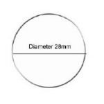 Seiko Instruments SLP-RND self-adhesive label White