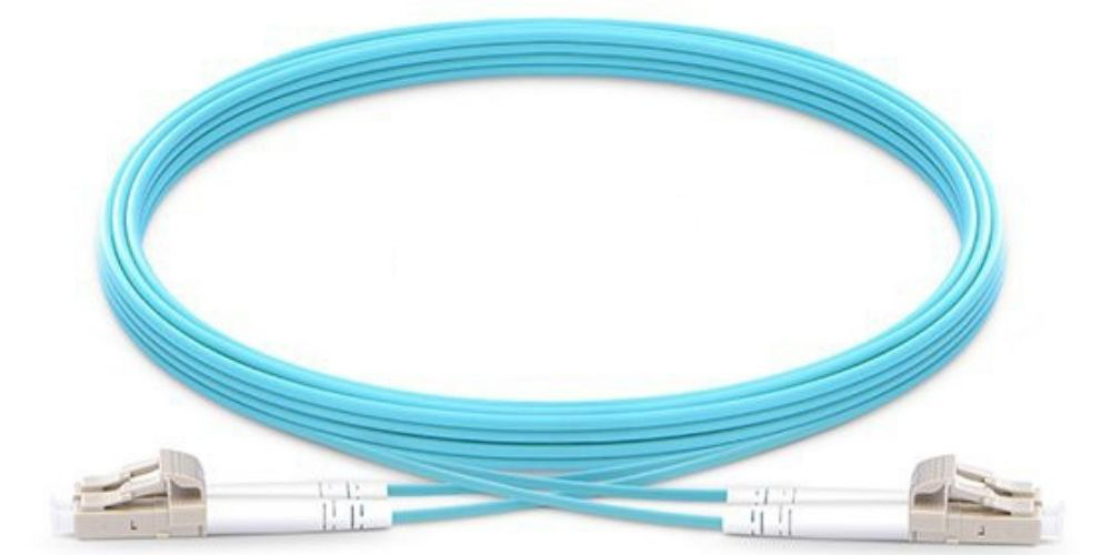 Origin Storage Multimode OM4 LC-LC Patch Cable (5m Aqua)