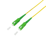 LogiLink FPSSC00 fibre optic cable 0.5 m SC OS2 Yellow