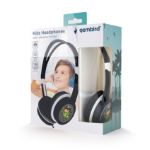 Gembird MHP-JR-BK hoofdtelefoon/headset Hoofdtelefoons Bedraad Hoofdband Muziek Zwart