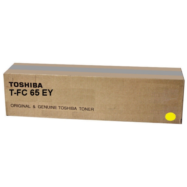 Genuine Toshiba TFC65Y T-FC65-Y Toner Cartridge Yellow e-Studio 5540C 6540C 65