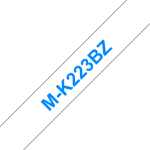 Brother MK-223BZ DirectLabel blue on white 9mm x 8m for Brother P-Touch M 9-12mm