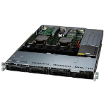 Supermicro SYS-611C-TN4R server barebone Intel C741 LGA 4677 (Socket E) Rack (1U) Zwart