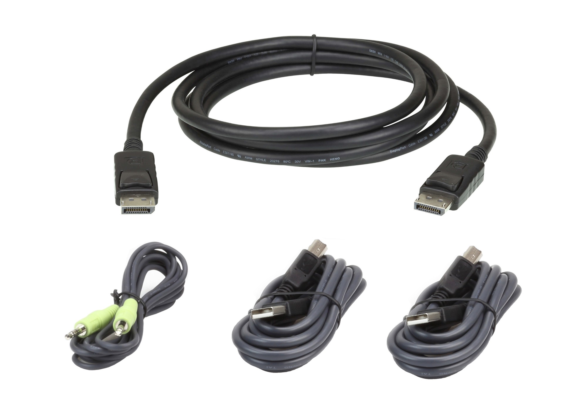 ATEN DisplayPort Secure KVM; 3M USB DisplayPort