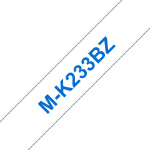 Brother MK-233BZ DirectLabel blue on white 12mm x 8m for Brother P-Touch M 9-12mm