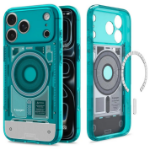 Spigen iPhone 2026/17 Pro Ultra Hybrid MagFit C-One Bondi Blue mobiele telefoon behuizingen 16 cm (6.3") Hoes Blauw
