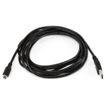 Monoprice 3897 USB cable 118.1" (3 m) USB 2.0 USB A Mini-USB B Black