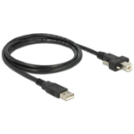 DeLOCK 83594 USB cable USB 2.0 1 m USB A USB B Black