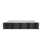 QNAP TS-h1886XU-RP R2 NAS Rack (2U) Ethernet LAN Black D-1622