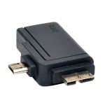 Tripp Lite U053-000-OTG cable gender changer Micro USB 2.0 B, Micro USB 3.0 B USB A Black