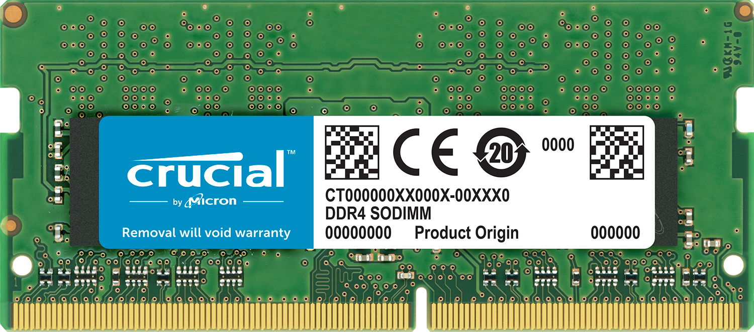 Image of Crucial CT16G4S266M memory module 16 GB 1 x 16 GB DDR4 2666 MHz