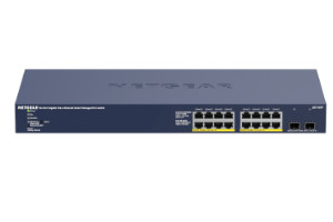 NETGEAR GS716TP-100EUS nätverksswitchar hanterad L2/L3/L4 Gigabit Ethernet (10/100/1000) Strömförsörjning via Ethernet (PoE) stöd Blå