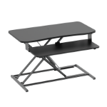 LogiLink Sit-Stand desk converter, w/ keyboard tray, black