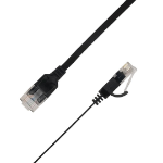 LinkIT UTP-FL6A-00400-BLK networking cable Black 4 m Cat6a U/UTP (UTP)