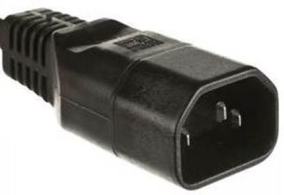 Image of Microconnect C14PLUG power plug adapter C14 Black