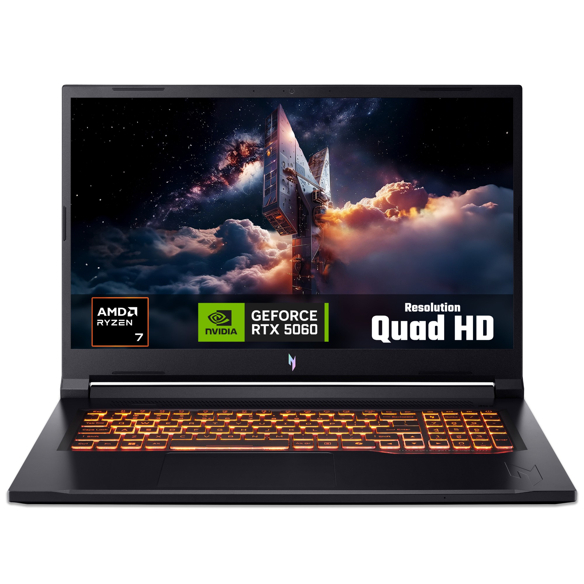 Acer Nitro V 17 AI (ANV17‑41) gaming laptop – Ryzen 7 260. NVIDIA RTX