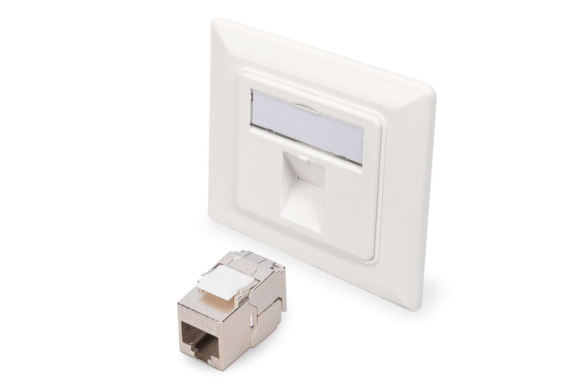 Digitus Front panel 50x50 Central panel with 1x DN-93615-S Keystone mo