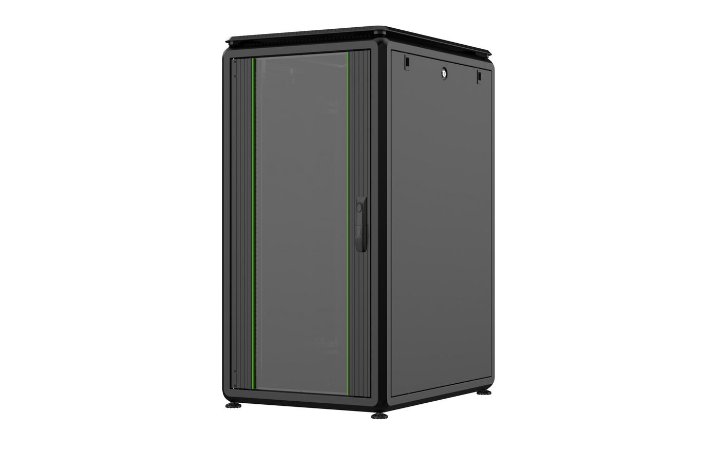 Image of Lanview RDL22U68BL rack cabinet 22U Freestanding rack Black