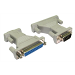 Cables Direct AD-404 cable gender changer Serial (9-pin) Serial (25-pin) Grey