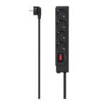 Hama 00223166 power extension 1.5 m 4 AC outlet(s) Indoor Black