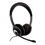 V7 HU521-2EP hoofdtelefoon/headset Bedraad Hoofdband Kantoor/callcenter Zwart, Zilver