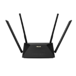 ASUS RT-AX53U wireless router Gigabit Ethernet Dual-band (2.4 GHz / 5 GHz) 4G Black