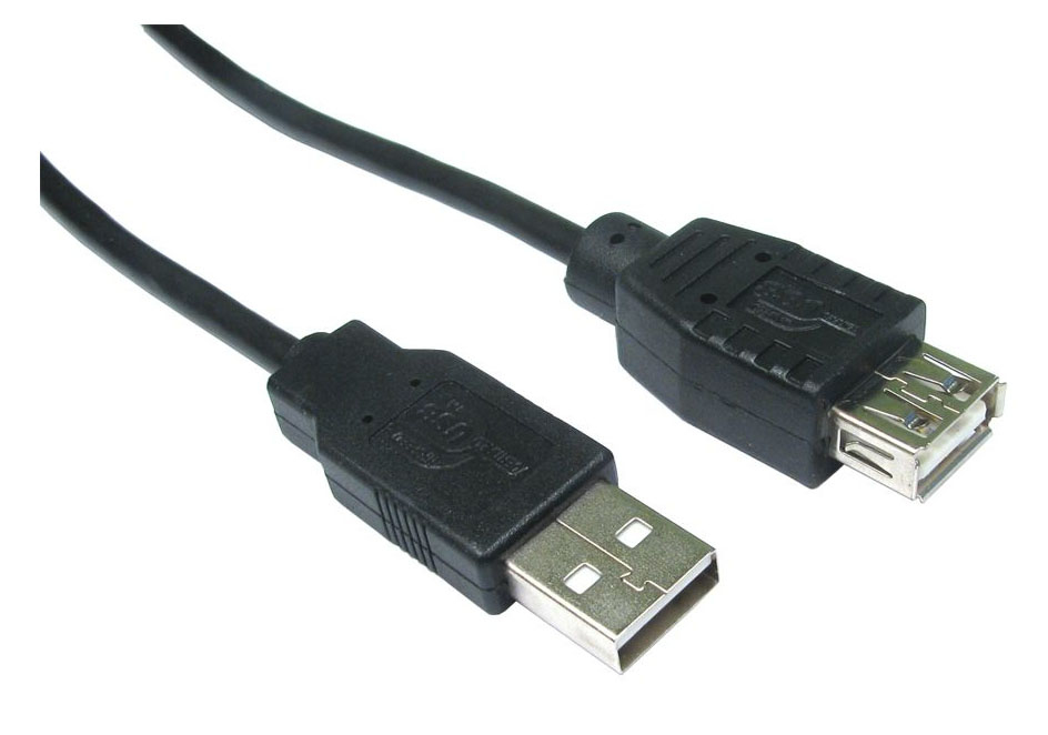 Cables Direct CDL-023 USB cable 3 m USB 2.0 USB A Black