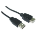 Cables Direct CDL-023 USB cable USB 2.0 3 m USB A Black