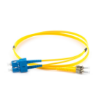 connektgear 2m Duplex Fibre Optic Single-Mode Cable OS2 9/125 Micron ST to SC Yellow 10-14 working days non cancellable non returnable