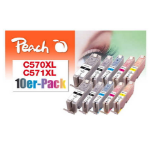 Peach PI100-311 ink cartridge Black, Cyan, Magenta, Yellow