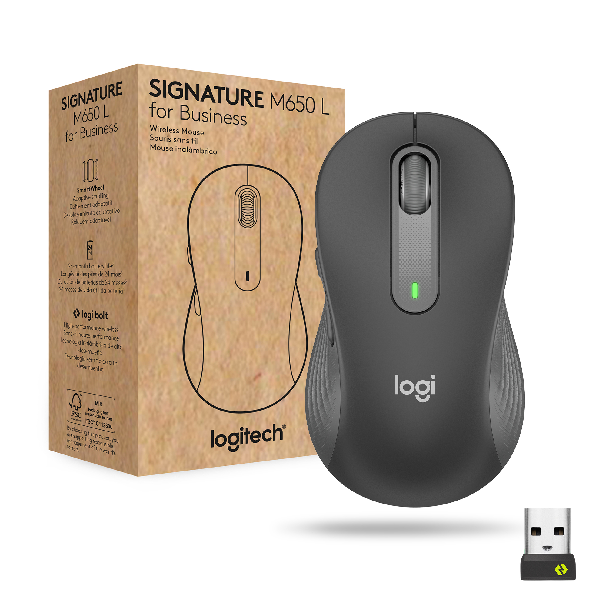 Image of Logitech Signature M650 Wireless Mouse for Business