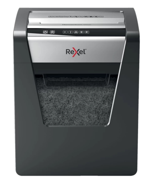 Image of Rexel M510 paper shredder Micro-cut shredding 60 dB 22.3 cm Black,...