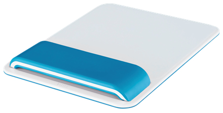 65170036 LEITZ Ergo WOW Mouse Pad with Adjustable Wrist Rest Blue