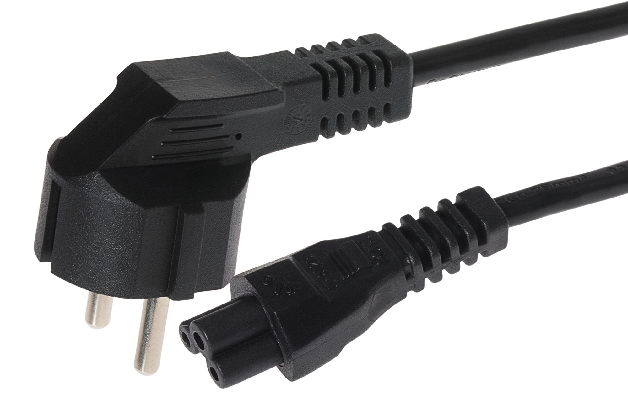 Image of Maplin PL1557 power cable Black 1 m C5 coupler Power plug type F