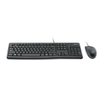 Logitech 920-002565 keyboard Mouse included Office USB Black