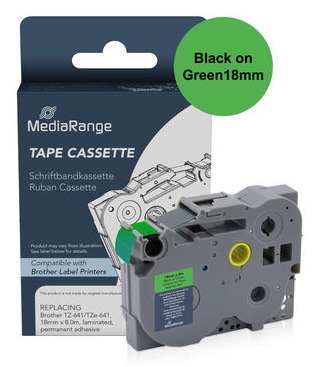 MediaRange Plastic tape cassette. for label printers using Dymo® 91222