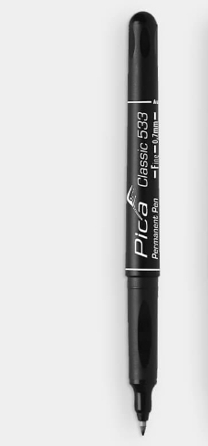 Image of Pica-Marker 533/46 permanent marker Fine/Bullet tip Black 1 pc(s)
