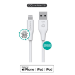 eSTUFF ES601270-BULK lightning cable 2 m White