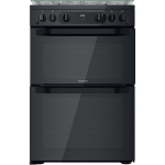 Hotpoint HDM67G0CCB/UK Freestanding cooker Gas Black